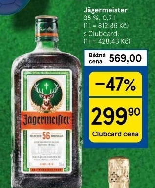 Bylinný likér Jägermeister