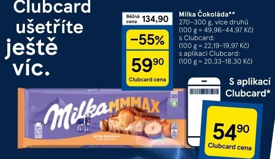 Čokoláda Milka
