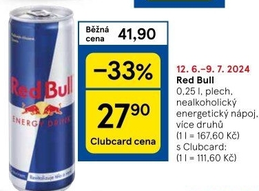 Energetický nápoj Red Bull