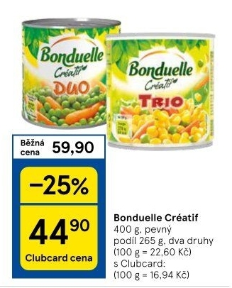 Konzervy Créatif Bonduelle