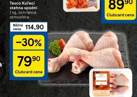 Kuřecí stehna Tesco