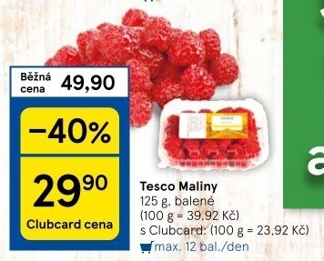 Maliny Tesco