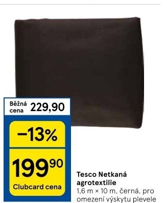 Mulčovací netkaná textilie Tesco
