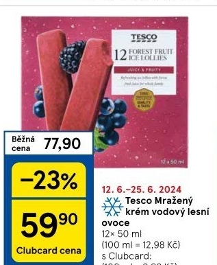 Nanuk ovocný Tesco