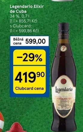 Rum Legendario Elixir de Cuba 7YO