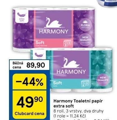 Toaletní papír 3vrstvý Harmony