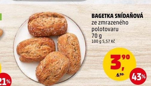 Bageta snídaňová