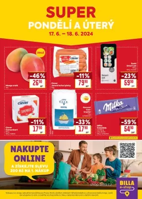 akční leták BILLA 12.6.2024-18.6.2024
