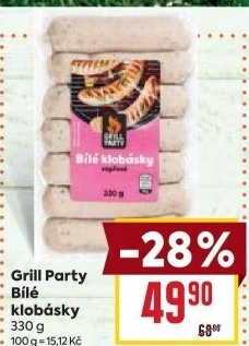 Bílé klobásky Grill Party