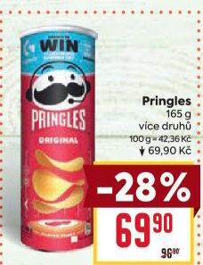 Chipsy Pringles - tubus