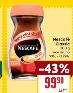 Instantní káva Nescafé Classic