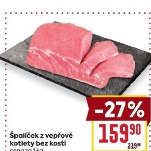Kotleta vepřová bez kosti