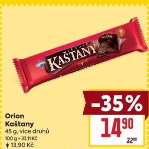 Ledové kaštany Orion