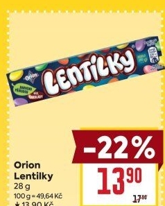 Lentilky Orion