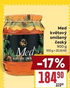 Med český květový smíšený Product Bohemia