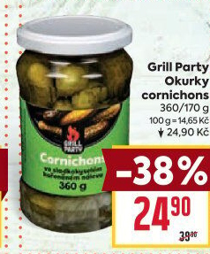 Okurky Cornichons Grill Party