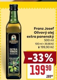 Olivový olej extra panenský Exclusive Franz Josef Kaiser