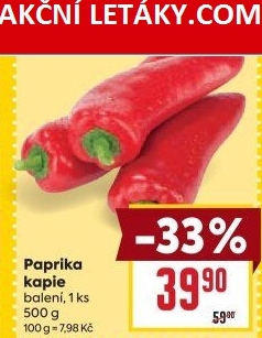 Paprika červená kapie