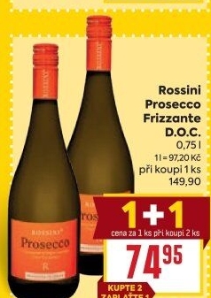 Prosecco DOC Frizzante Rossini