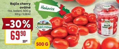 Rajčata cherry Česká farma