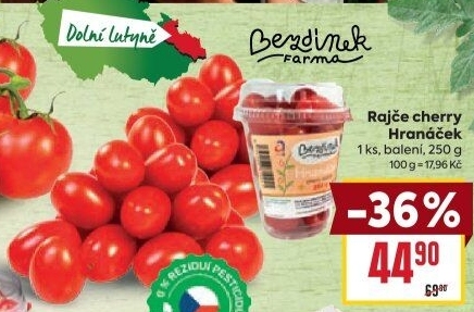 Rajčata cherry Farma Bezdínek