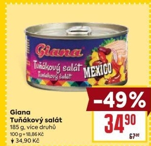 Salát s tuňákem Giana