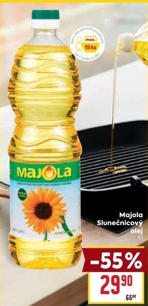 Slunečnicový olej Majola