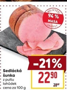 Šunka sedlácká nejvyšší jakosti