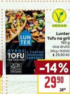 Tofu na gril Lunter