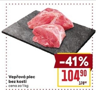 Vepřová plec bez kosti