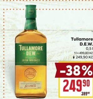 Whiskey irská Tullamore Dew