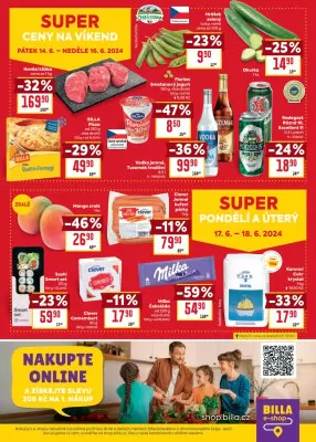 akční leták BILLA 12.6.2024-18.6.2024