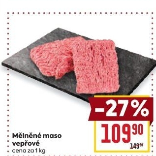 Maso mleté vepřové