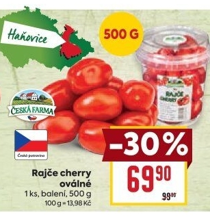 Rajčata cherry Česká farma