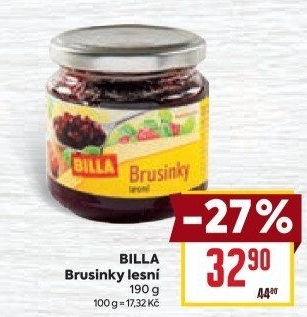 Brusinky lesní Billa