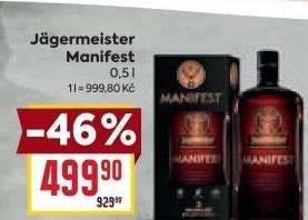 Bylinný likér Manifest Jägermeister