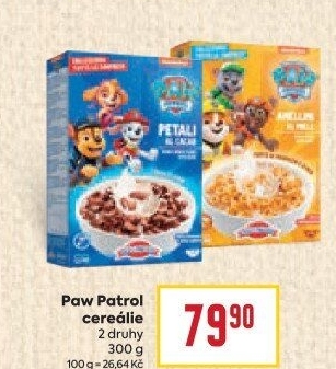 Cereálie Paw Patrol Dolci Preziosi