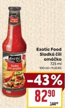 Chilli omáčka sladká Exotic food