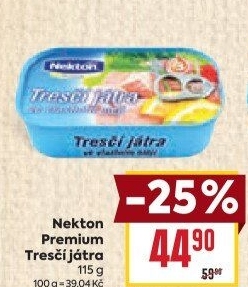 Játra tresčí Nekton