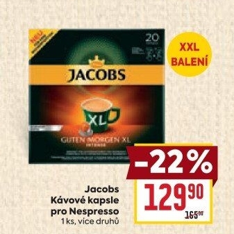 Kapsle Nespresso Jacobs