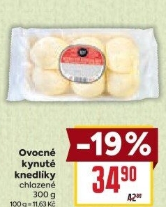 Kynuté knedlíky ovocné Lef