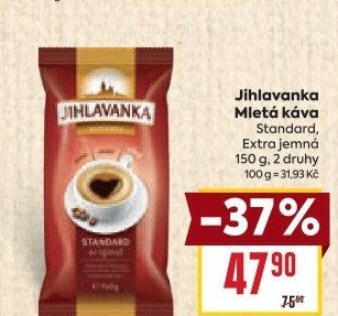 Mletá káva Standard Jihlavanka