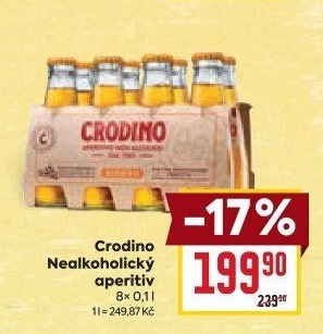 Nealkoholický aperitiv Crodino