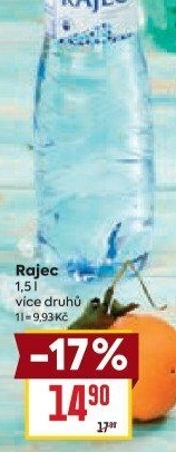 Přírodní voda Rajec