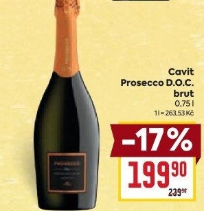 Prosecco Brut DOC Cavit Trento