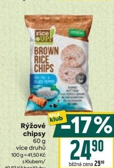 Rýžové chipsy Rice Up