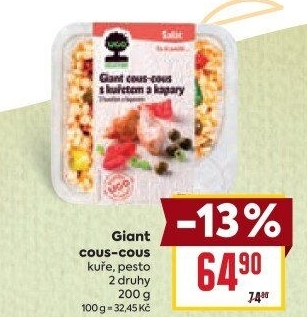 Salát Giant Cous - cous s pestem a sušenými rajčaty Ugo
