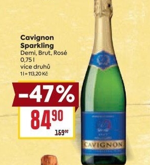 Sekt Demi Sec Cavignon Sparkling