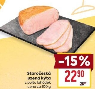 Staročeská kýta uzená