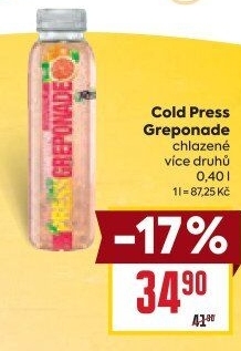 Šťáva Greponade Rio Cold Press